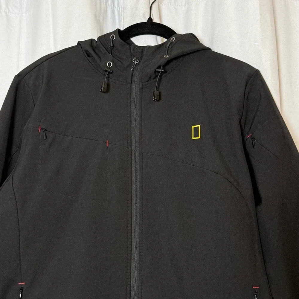 National Geographic Logo Softshell Jacket Womens Large - Picture 4 of 12